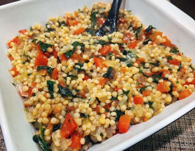 Lemony Pearl Couscous
