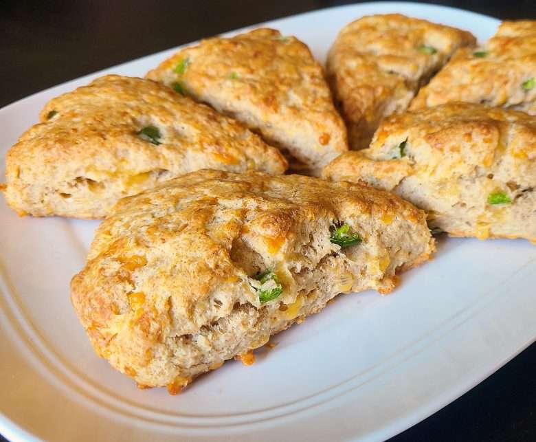 Whole Wheat Cheese and Jalapeno Scones