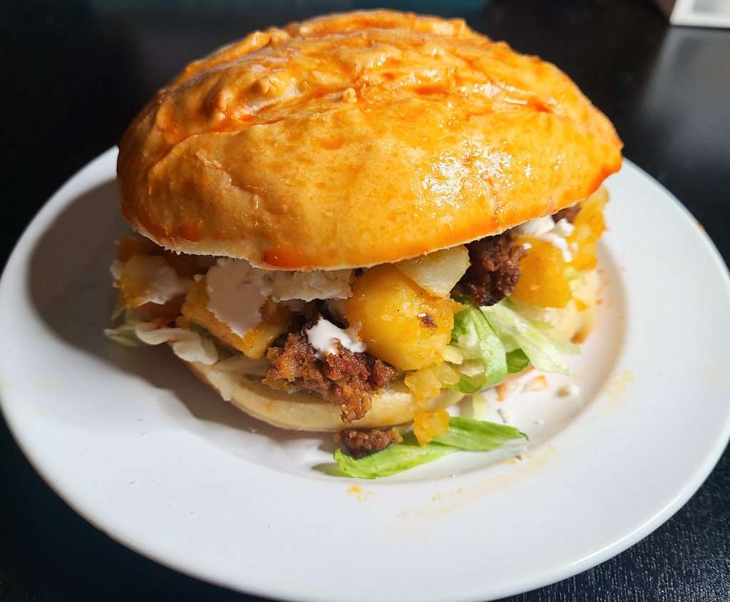 Pambazo (Potato and Chorizo Sandwich)