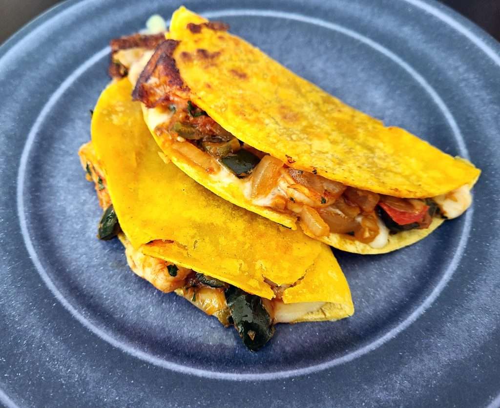 Tacos Gobernador (Shrimp Tacos)