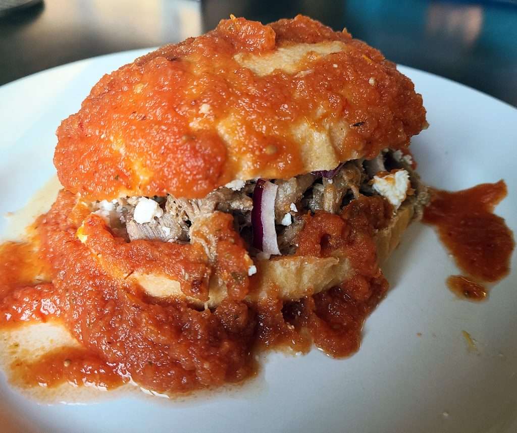 Torta Ahogada (Sandwich Drowned in Salsa)