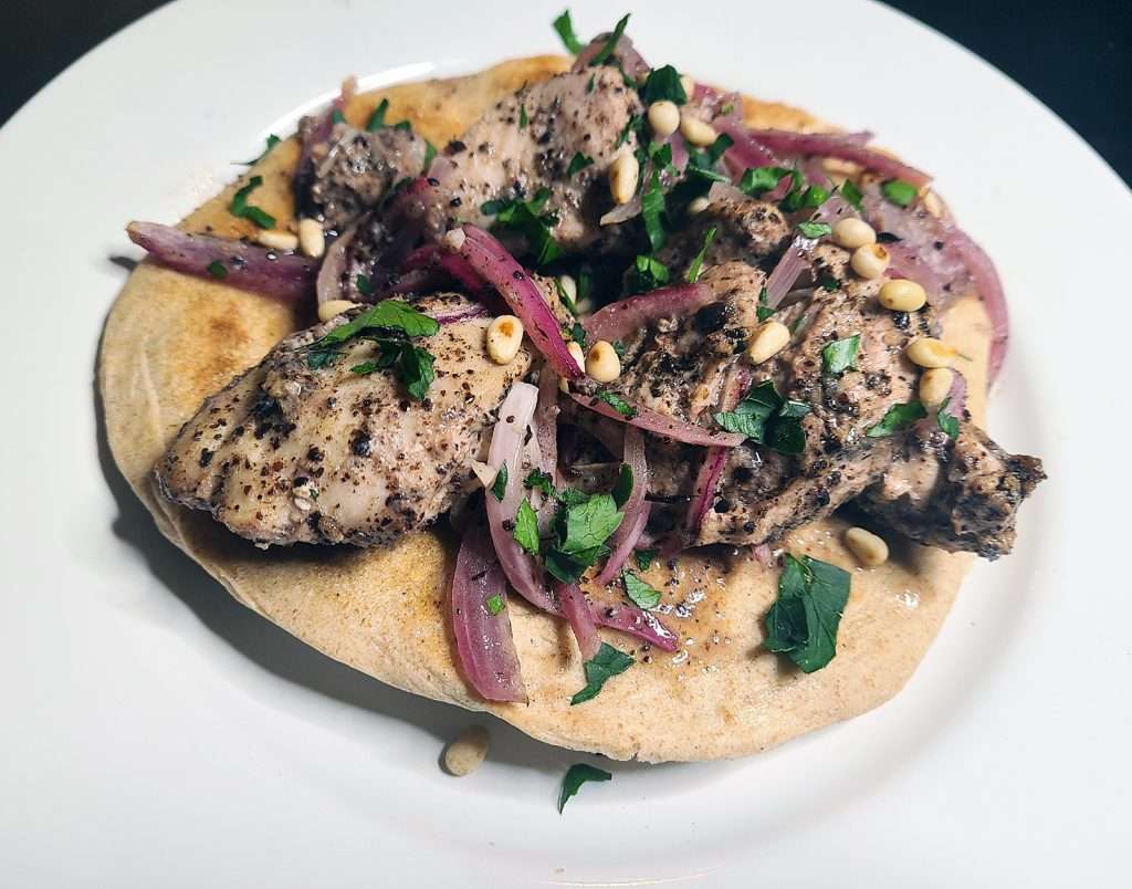 Mussakhan (Sumac Chicken and Onions on Flatbread)
