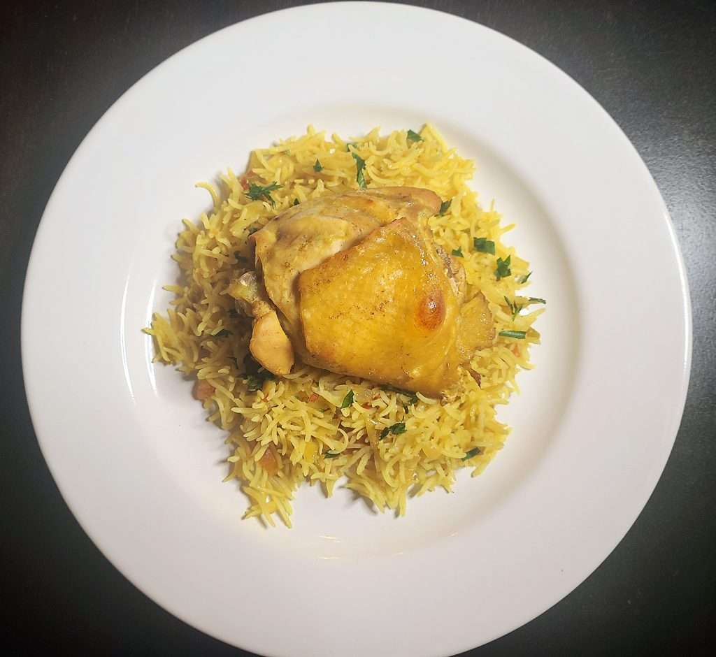 Machboos (Rice Pilaf with Chicken)
