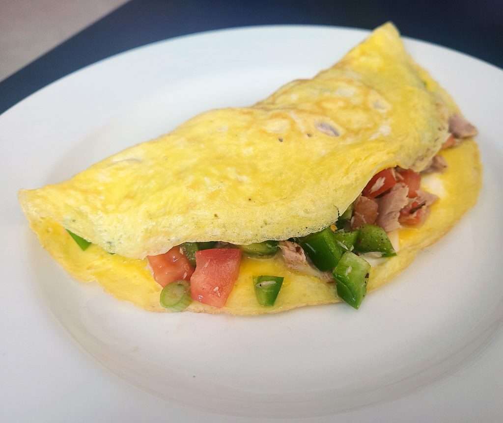 Taiyo and Vegetable Omelet